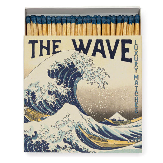 Hokusai Wave Square Matchbox