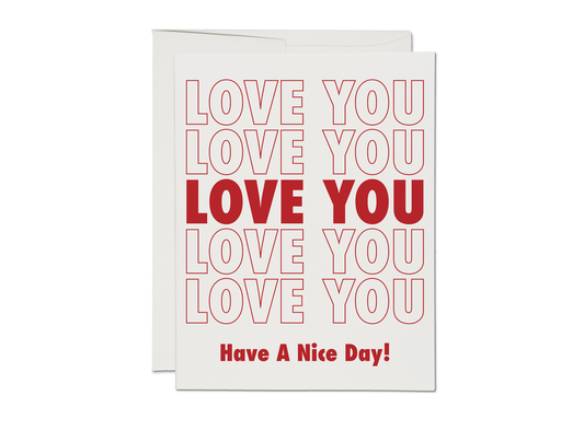 Grocery Bag Greeting Card Blank