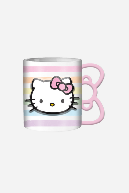 Hello Kitty Mug with Sculpted Handle