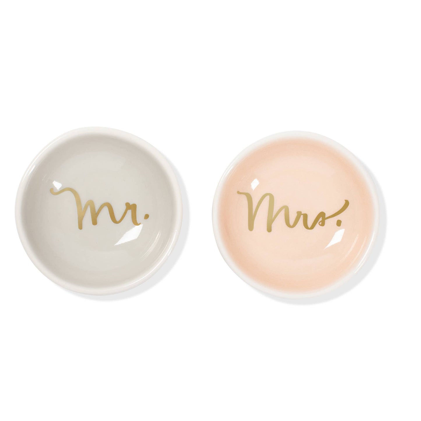 TRINKET TRAY SET - MR. & MRS.