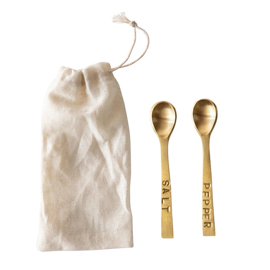 Salt & Pepper Spoons - Set of 2