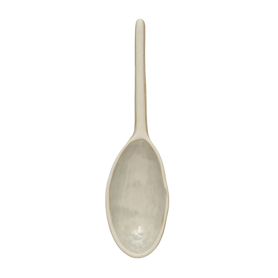 Stoneware Spoon, Reactive Glaze