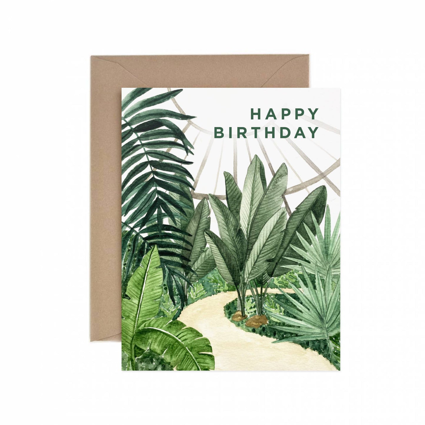 Conservatory Happy Birthday Greeting Card