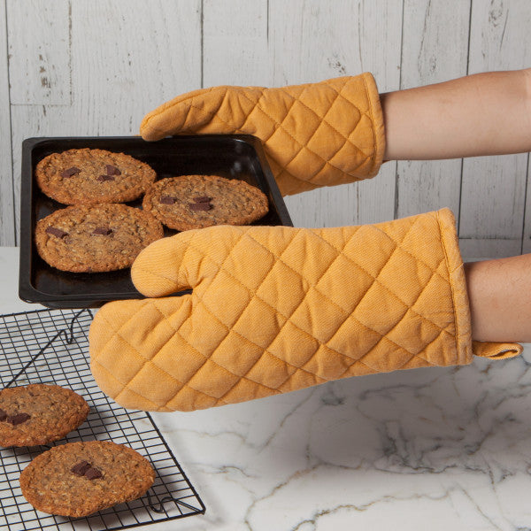 Ochre Stonewash Oven Mitt