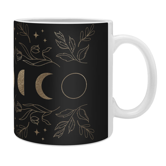 Gold Moon Phases Coffee Mug