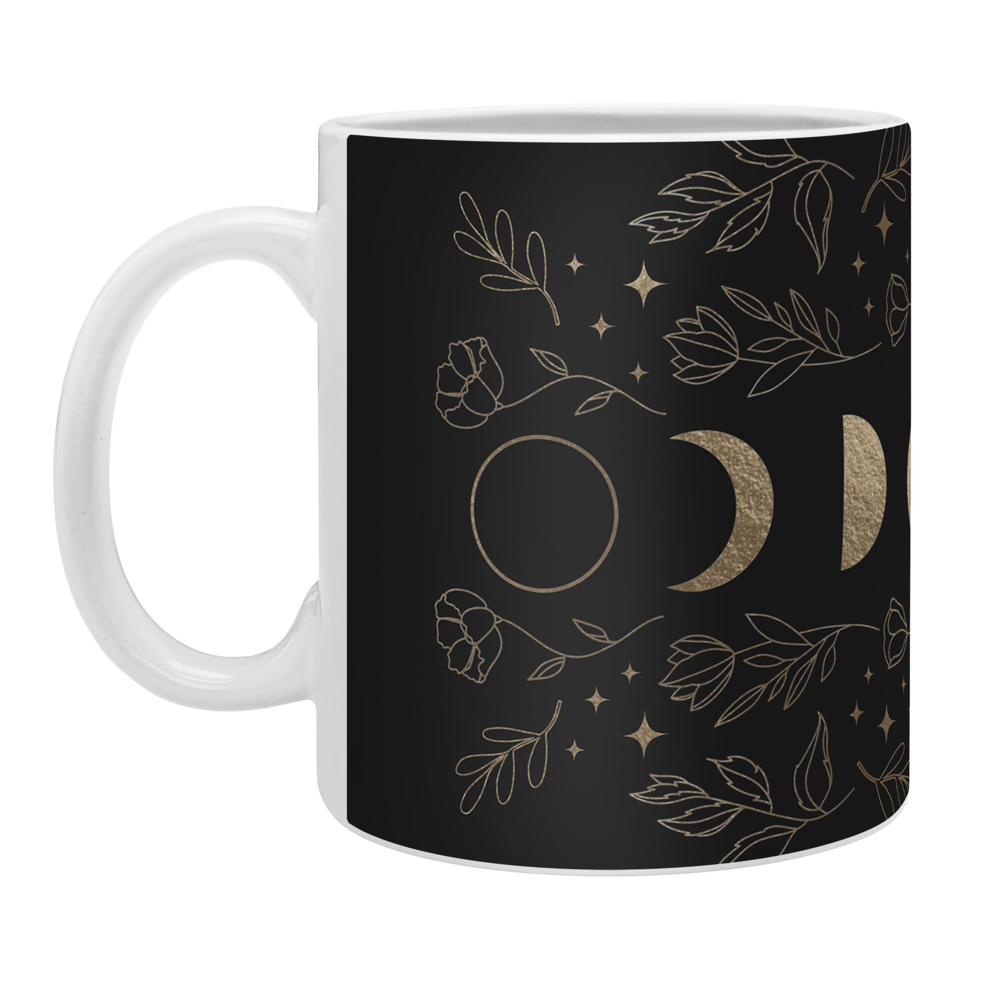 Gold Moon Phases Coffee Mug