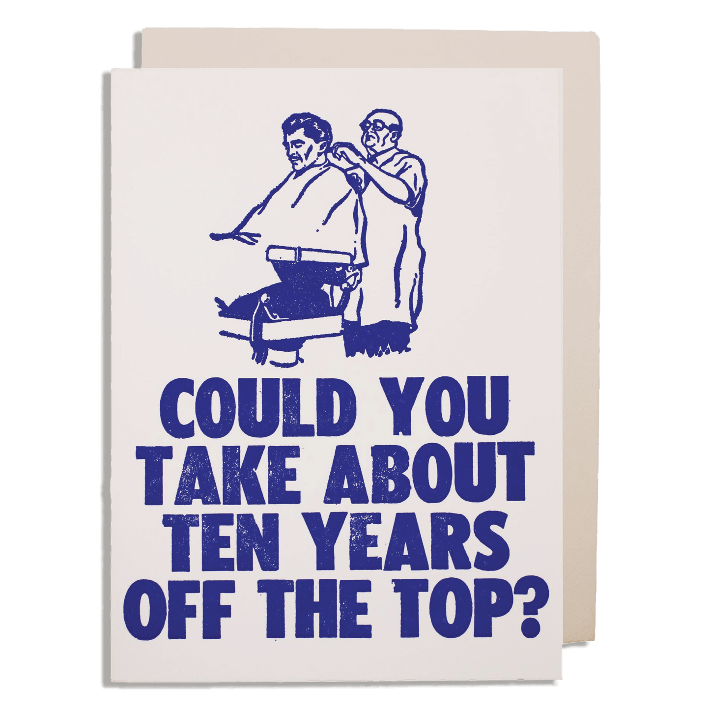 Off the Top Greeting Card