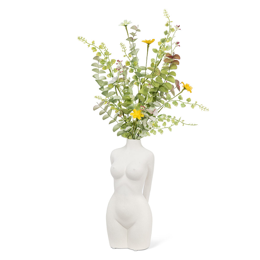 Full Body Vase - White
