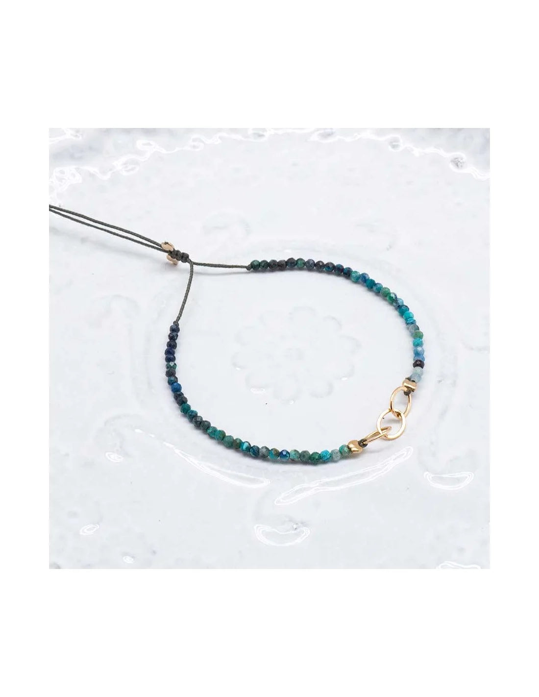 Chrysocolla G-links Bracelet