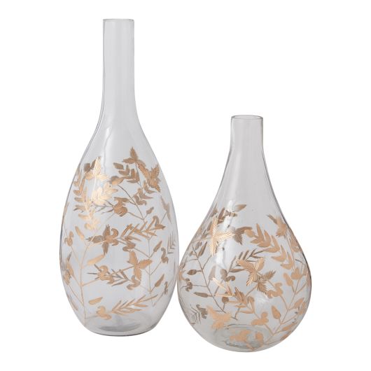 Gild Leaf Vase