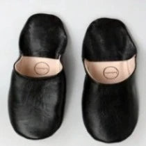 Moroccan Basic Slipper - Black