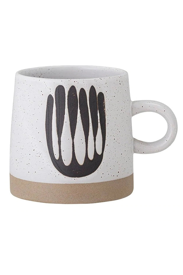 Abstract Stoneware Mug