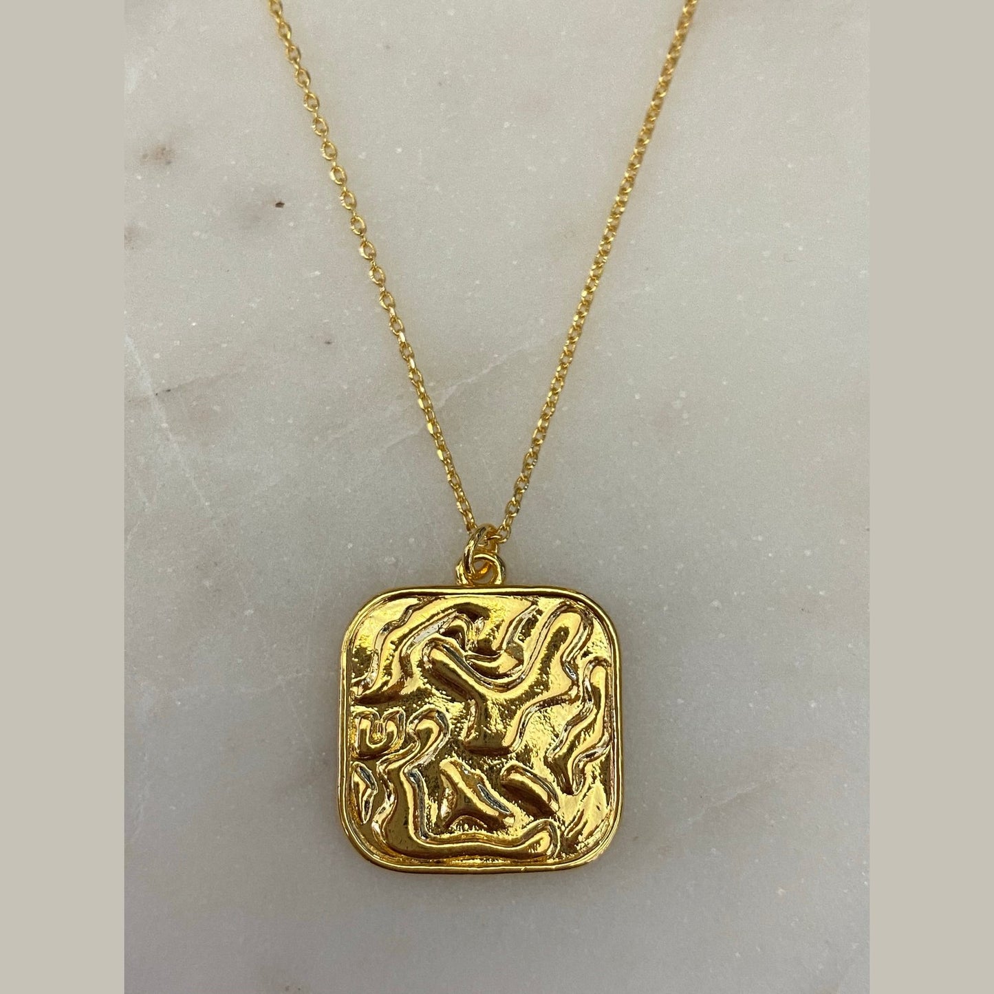 Square Abstract Necklace