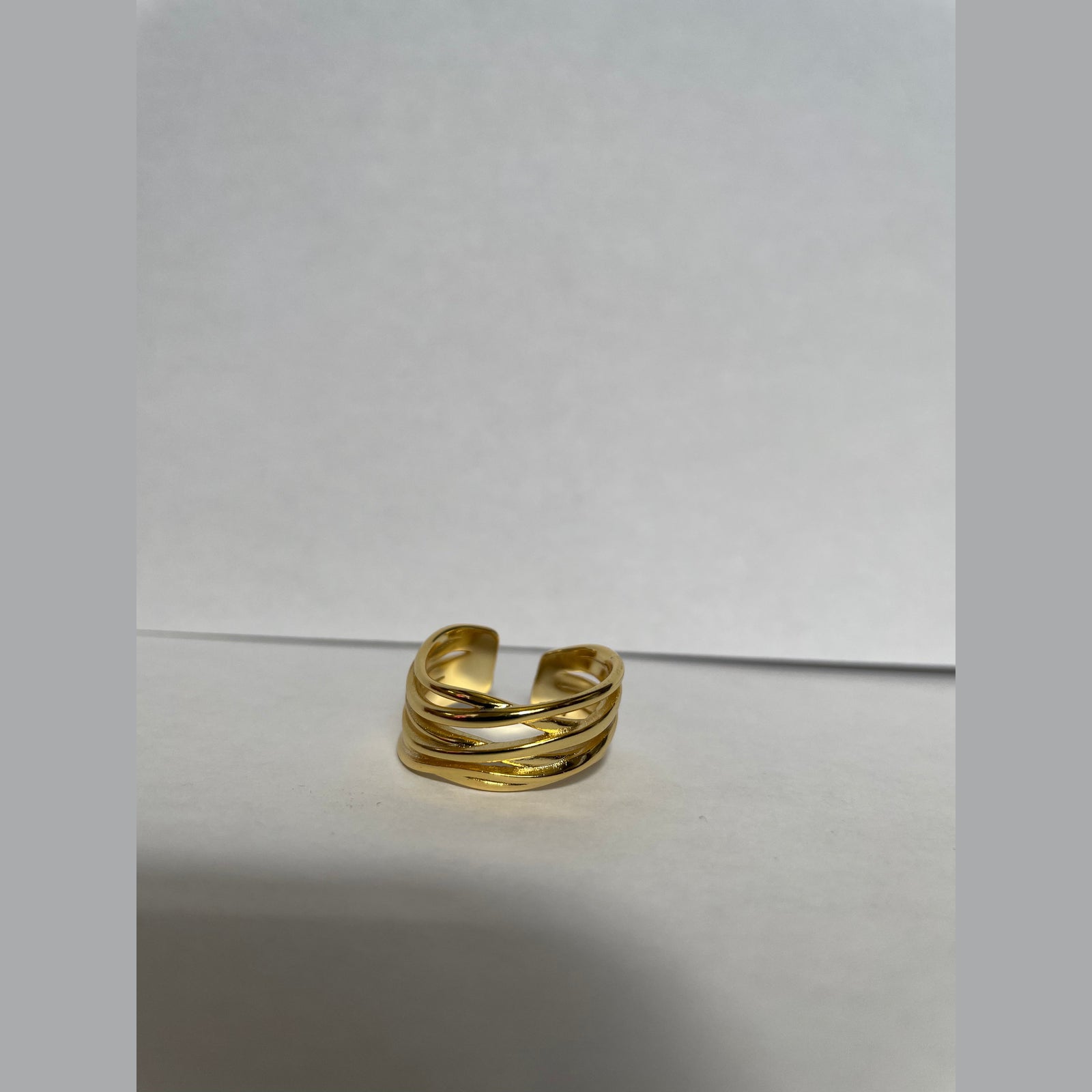 Gold Weaving Ring