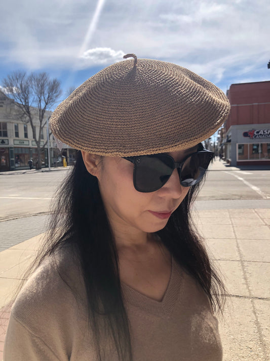 Woven Summer Beret