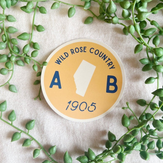 Wild Rose Country AB 1905 - Sticker
