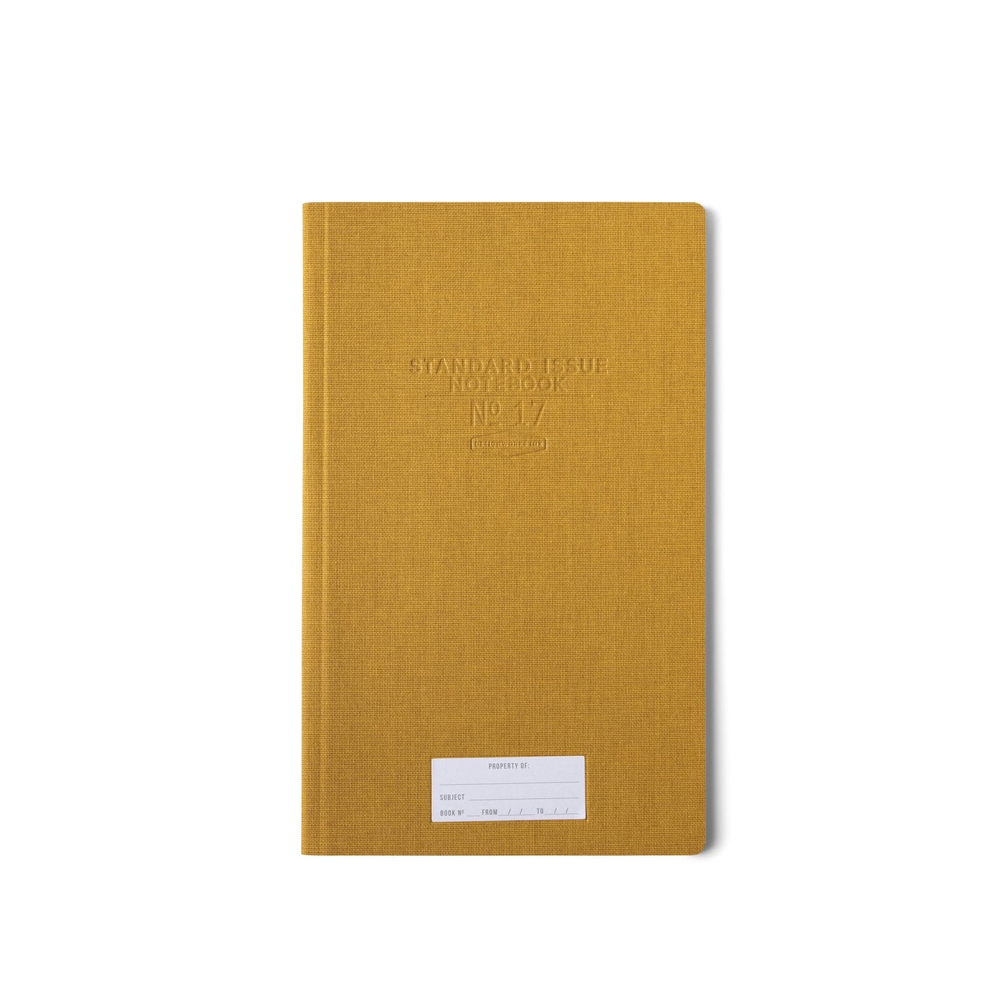 Standard Issue Tall Notebook Ochre