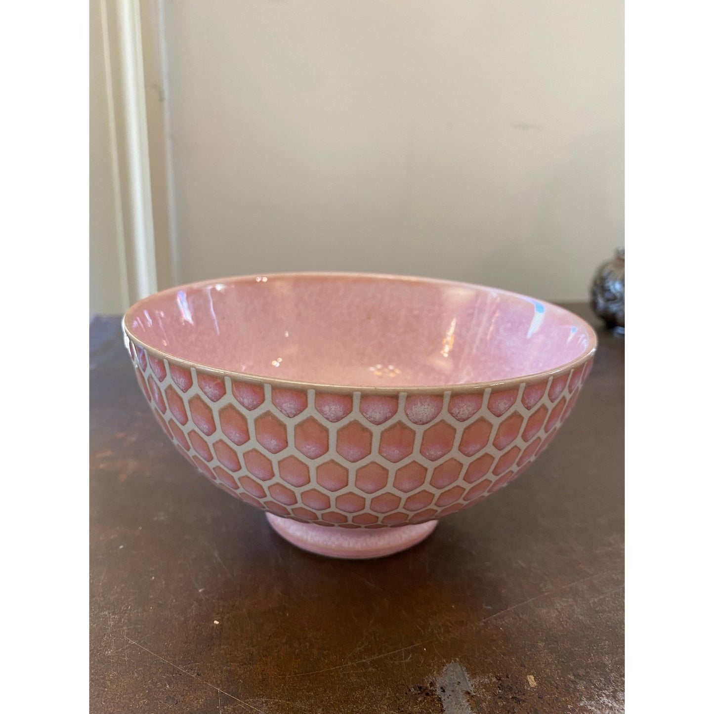 Honeycomb Cereal Bowl - Pink