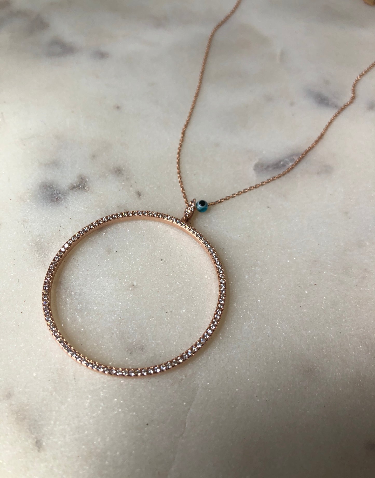 Kurshuni Large Loop & Eye Necklace