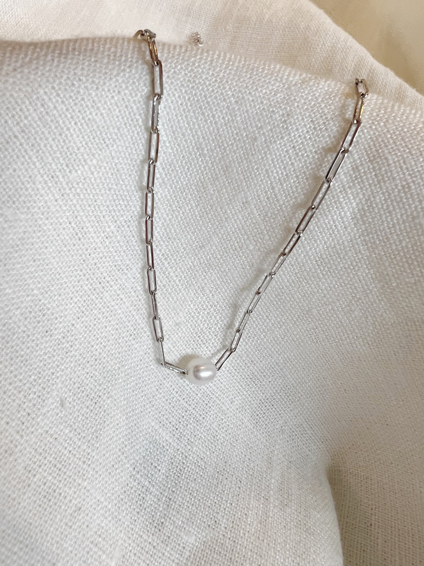 Miju Pearl Chain Necklace