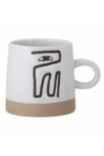 Abstract Stoneware Mug