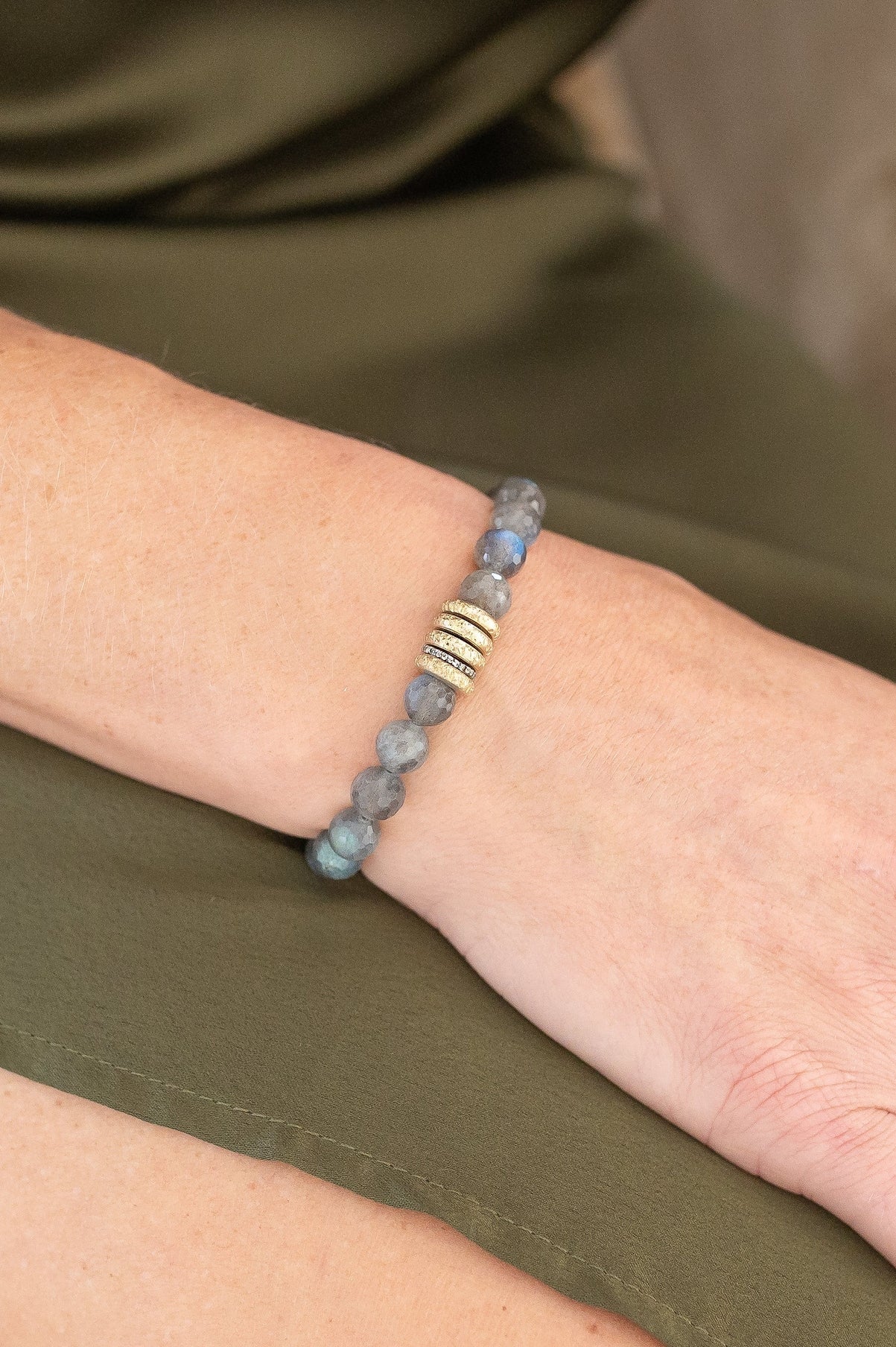 Labradorite Sigma Bracelet