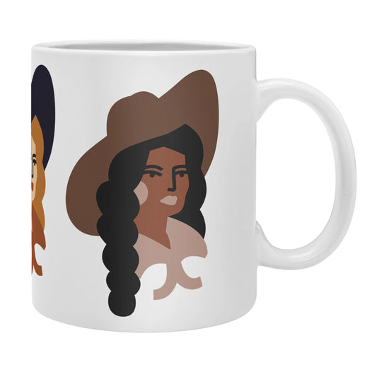 Multi Culture Cowgirl Coffee Mug