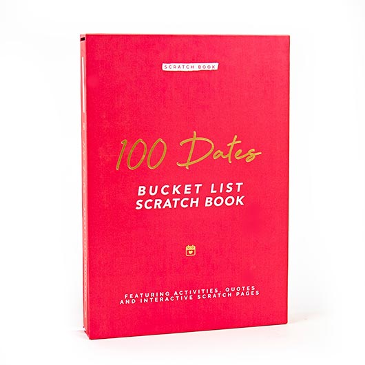 100 Dates | Bucket List Scratch Book