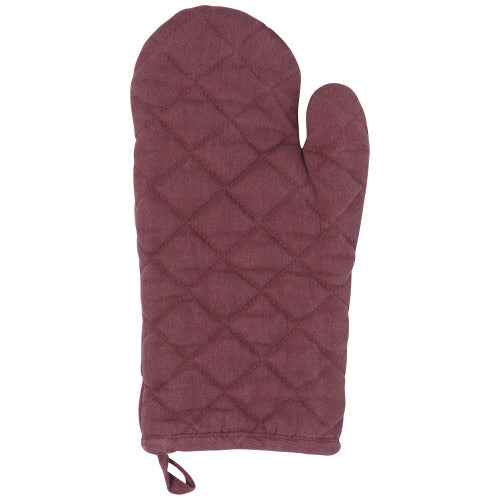 Wine Stonewash Oven Mitt