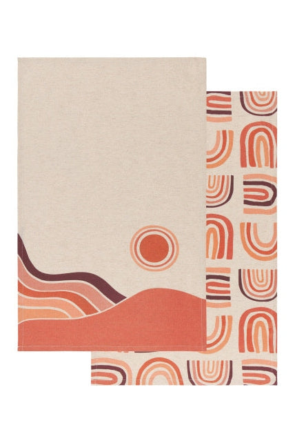 Solstice Printed Dishtowels Set of 2